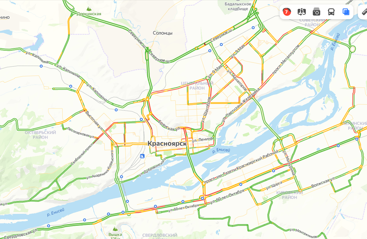 Пробки в красноярске сейчас. Пробки на дорогах Красноярска. Карта Красноярска по районам зеленая роща. Маршрут по Красноярску на один день.