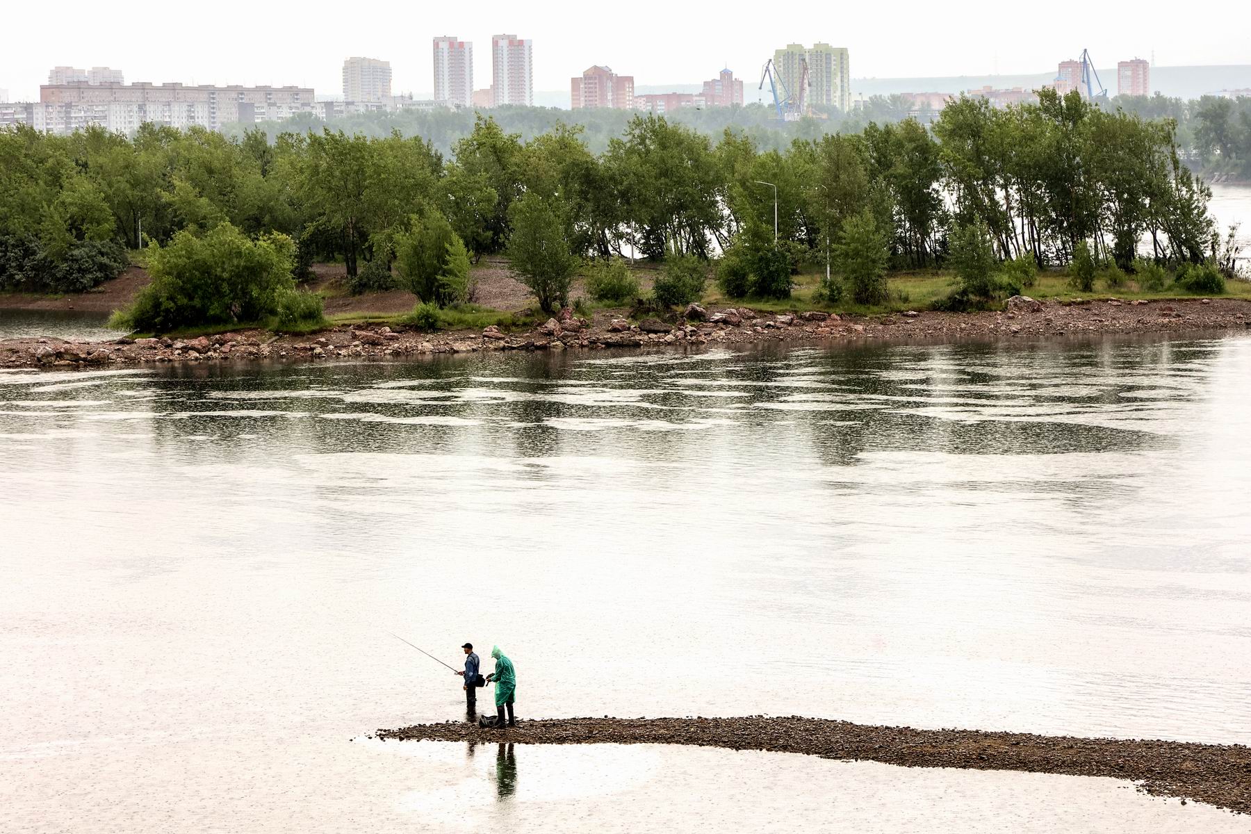 Красноярск енисей вода