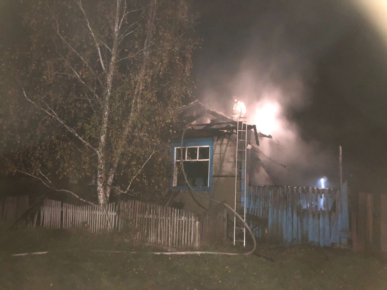 В Красноярском крае в пожаре погибла женщина