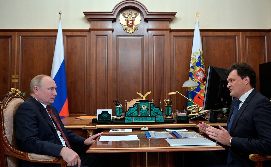 Владимиру Путину рассказали о развитии хаба в Красноярске