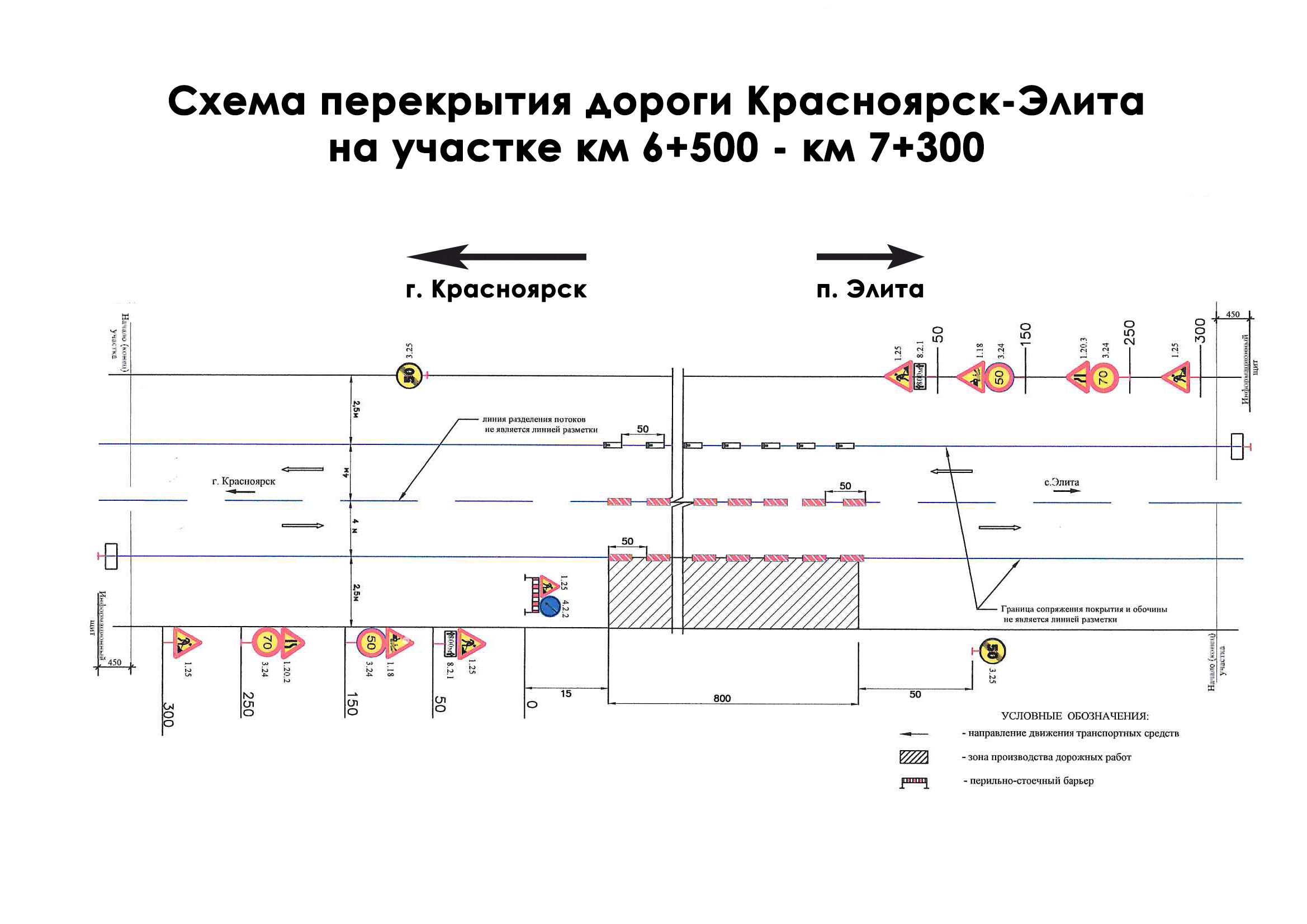 Схема перекрытия дорог красноярск