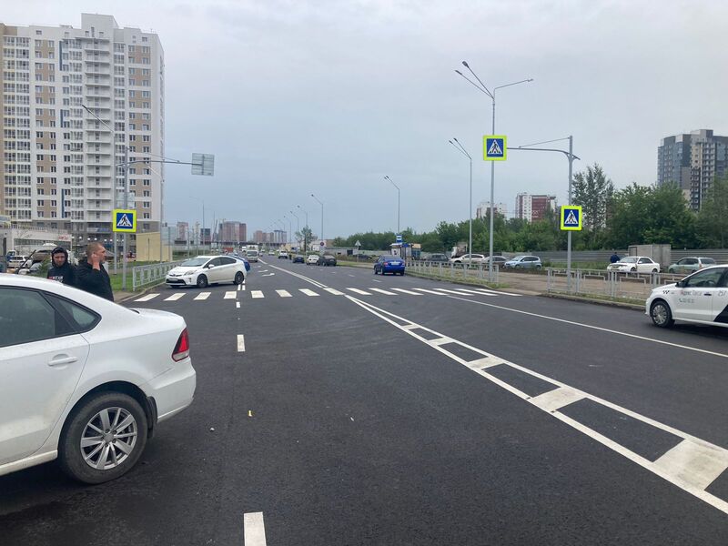 В Красноярске в мкр. «Тихие Зори» построили новую дорогу
