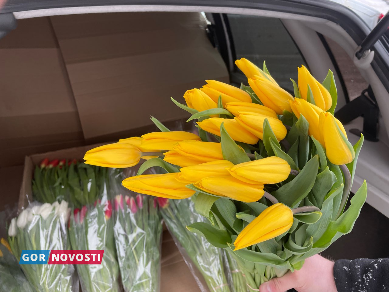 В Красноярске определили 53 места для уличной торговли цветами