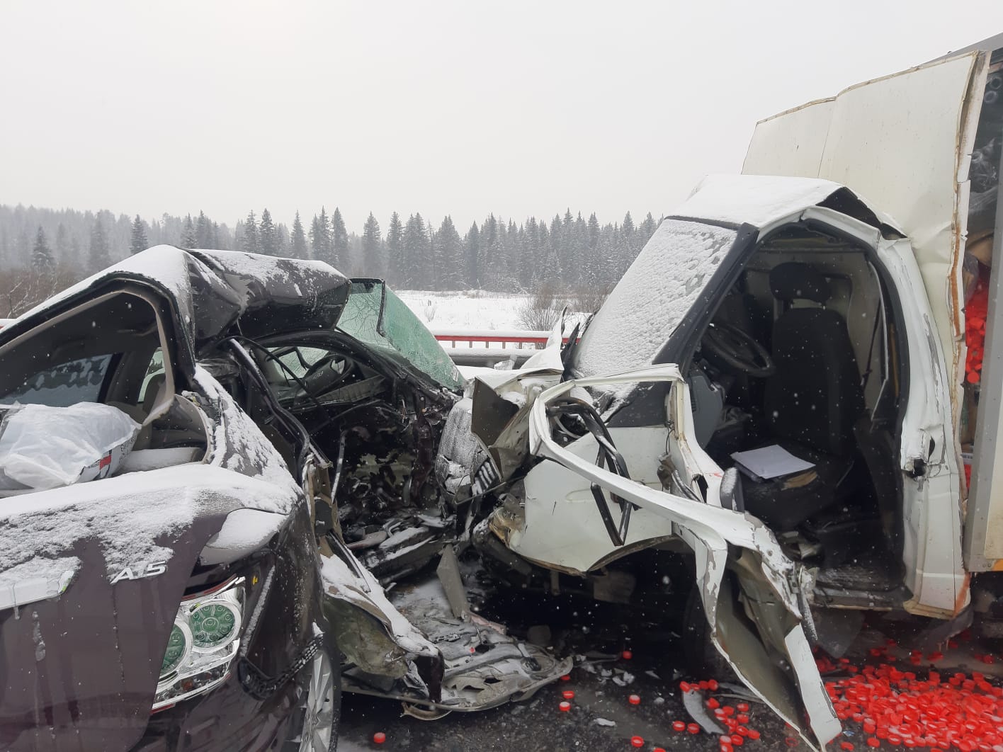 В Манском районе водитель Toyota выехал на «встречку» и погиб от  столкновения с «ГАЗелью» - Gornovosti.Ru