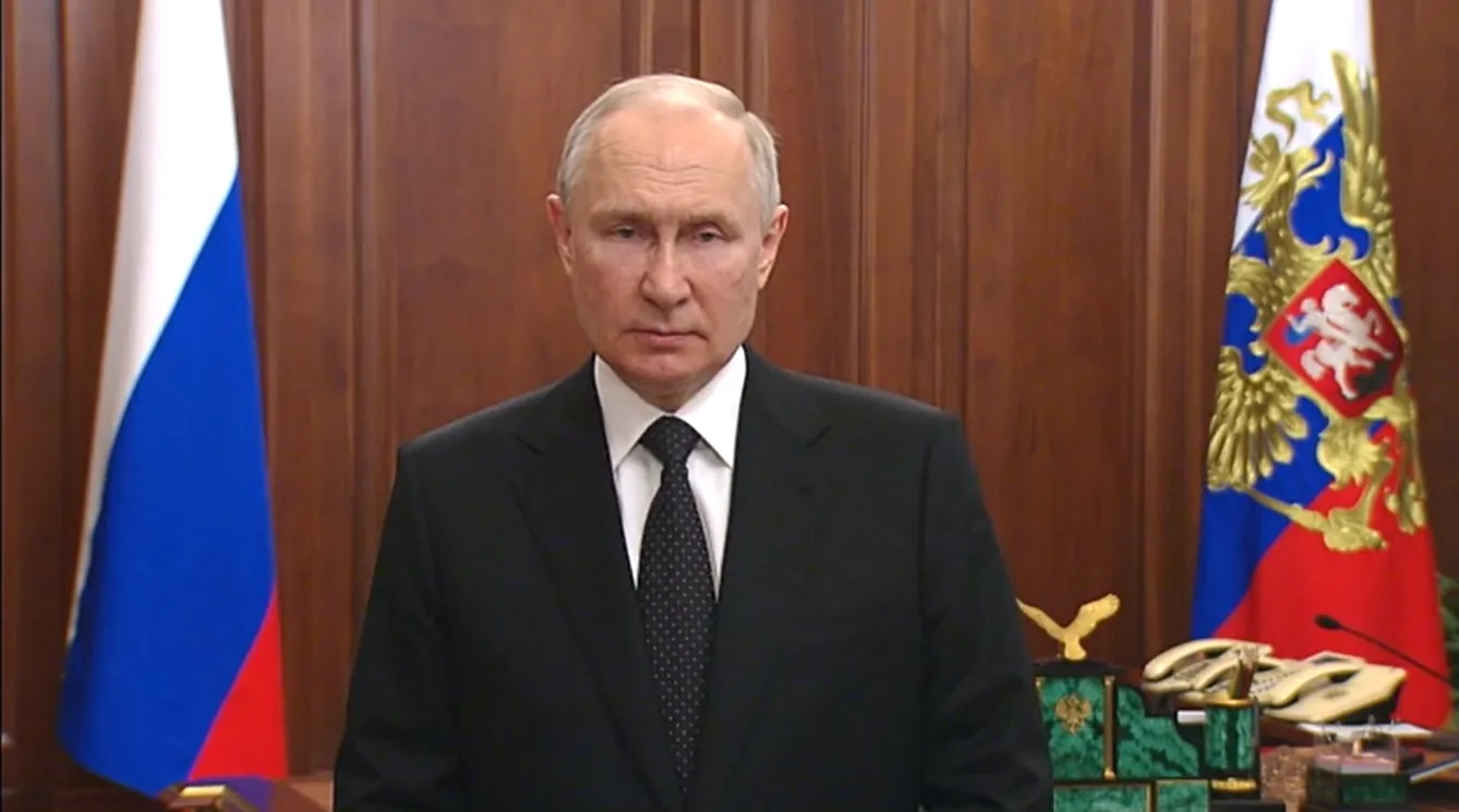 Владимир Путин выступил с обращением к жителям России
