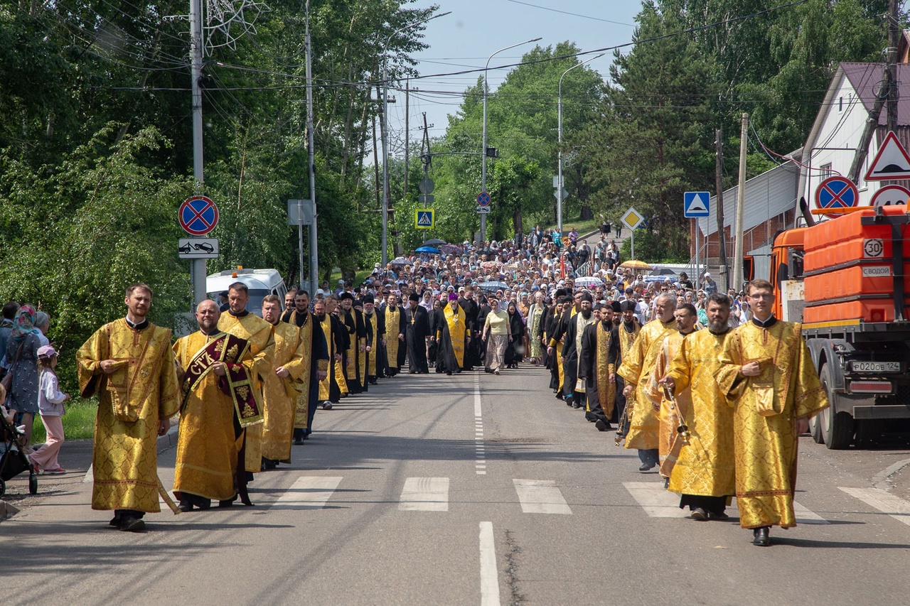 Крестный ход схема