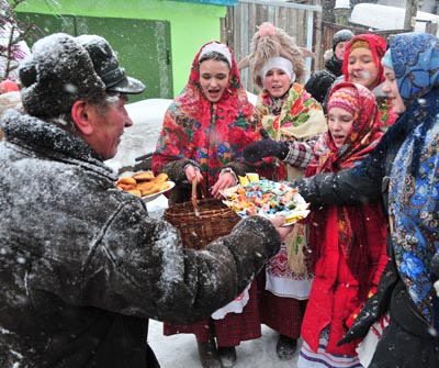 С козой и гармошкой