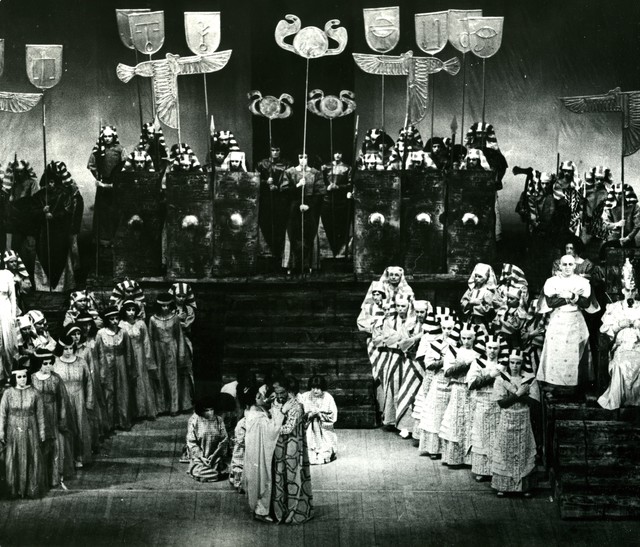 Опера "Аида", Красноярский театр оперы и балета, 1980 год.