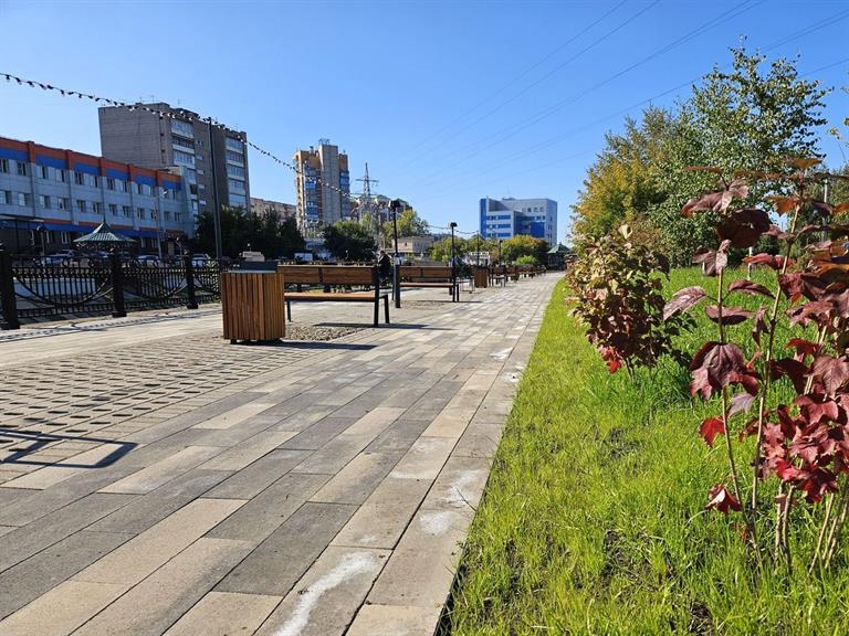 На набережной Качи в Красноярске появятся велодорожки и смотровые площадки