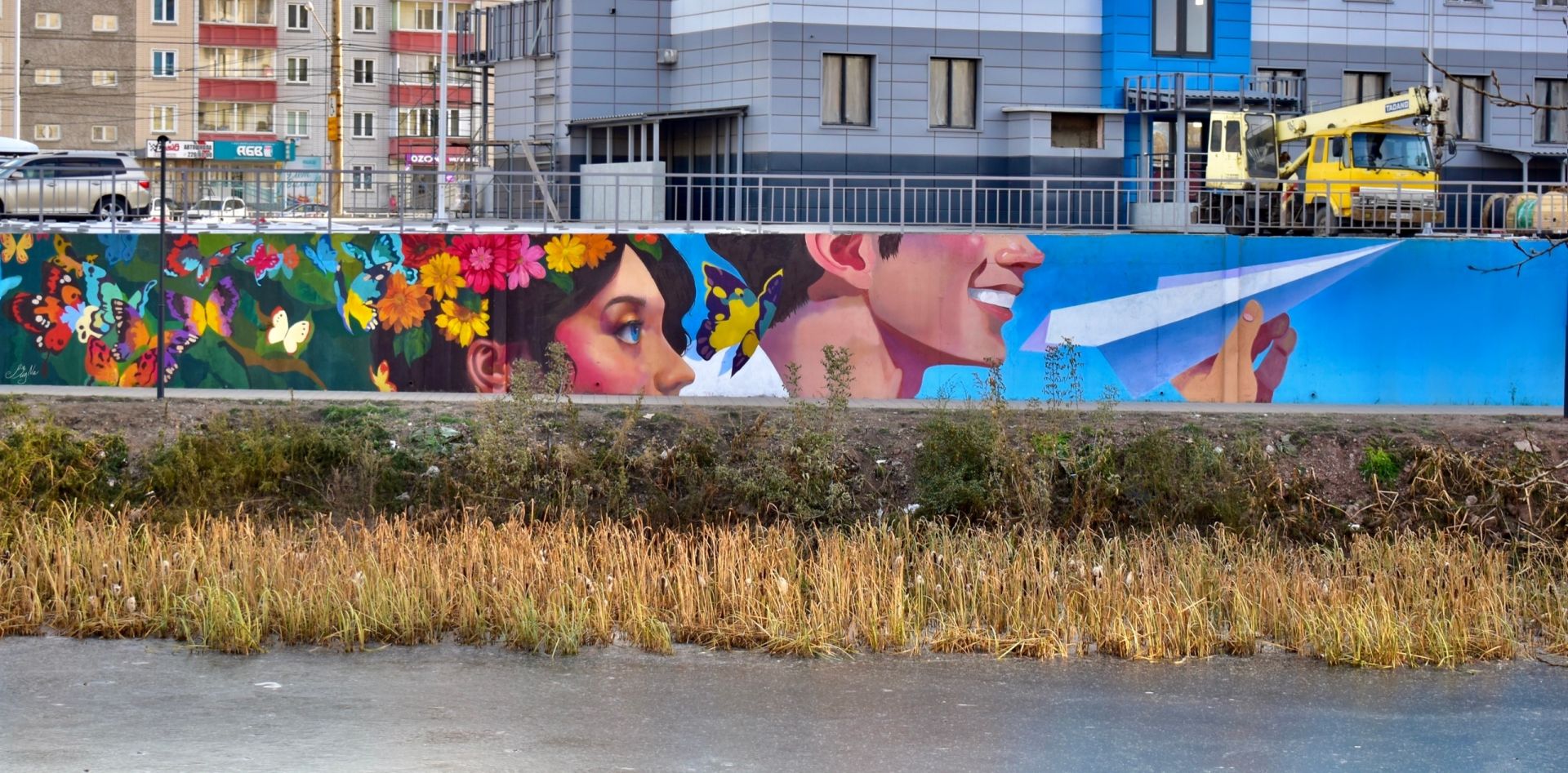 Стену на Судостроительной, 23 украсит новый мурал