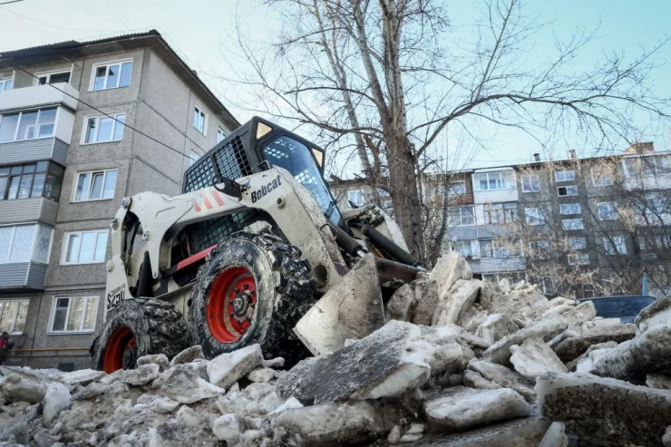 В Красноярске планируют полностью отказаться от соли при зимней уборке улиц