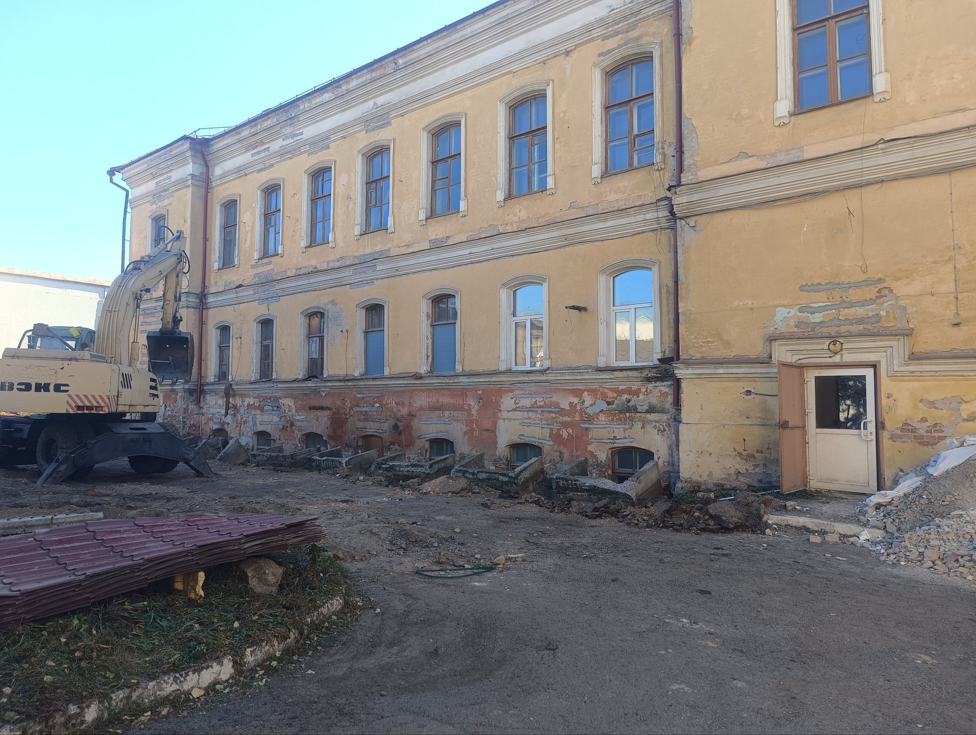 В центре Красноярска восстанавливают историческое здание XIX века для РГО