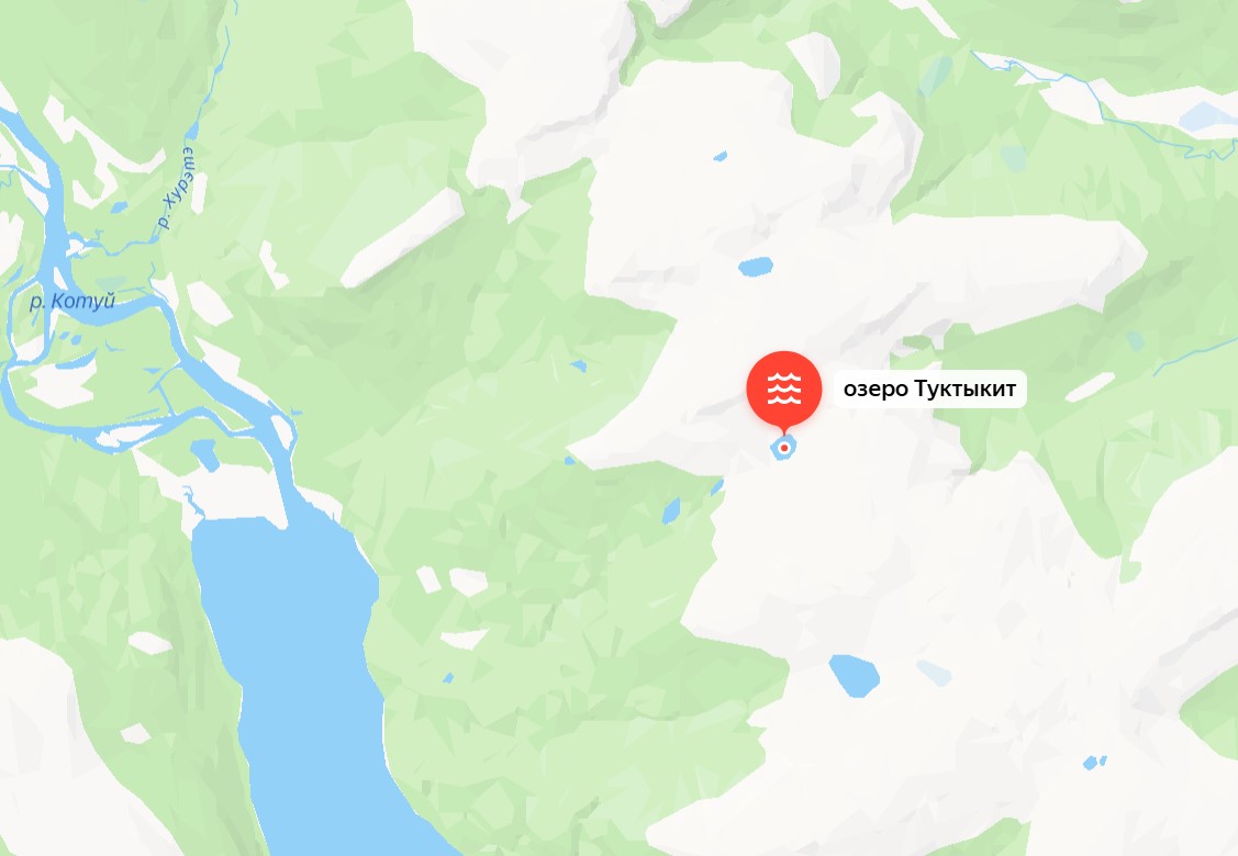 В Красноярском крае зарегистрировали новое озеро Туктыкит