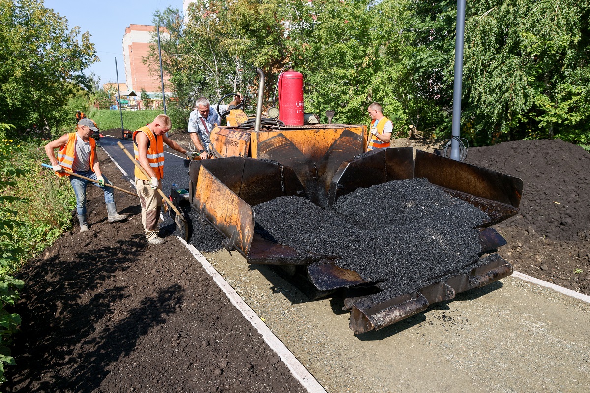 В Красноярске завершено благоустройство пяти общественных пространств