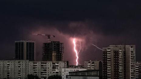 На Красноярск надвигаются грозы