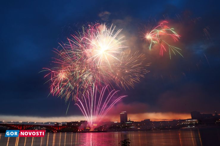 Стало известно, с каких мест запустят салют в Красноярске 9 Мая
