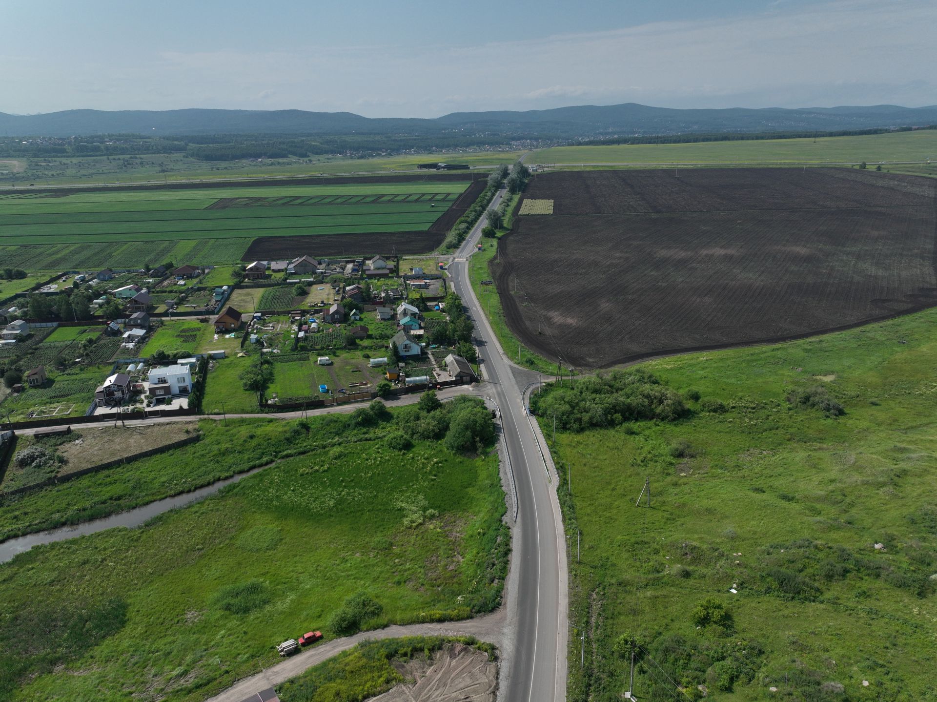 В Красноярском крае проинспектировали ремонт дороги Минино – Бугачёво
