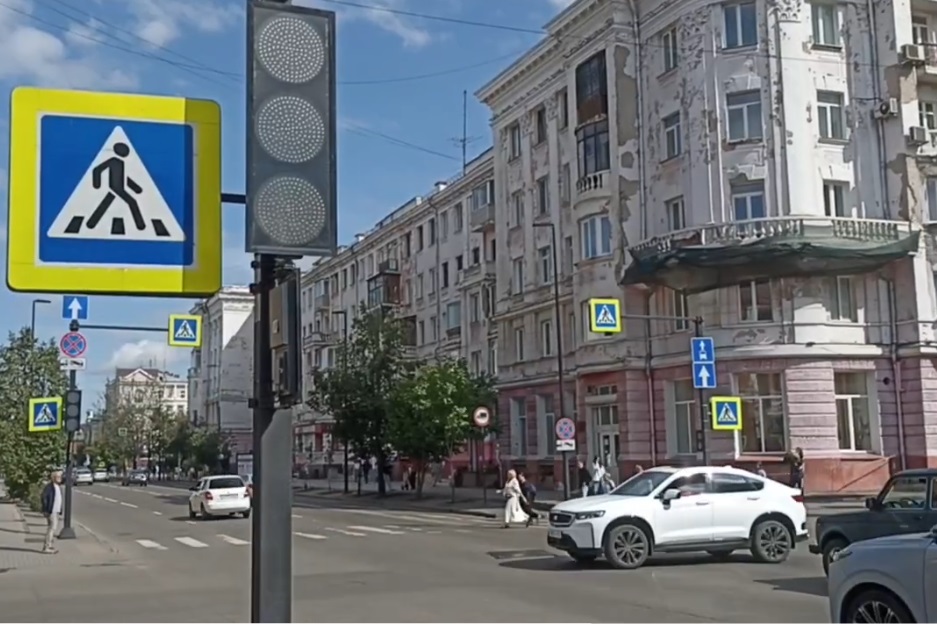 В центре Красноярска отключились светофоры