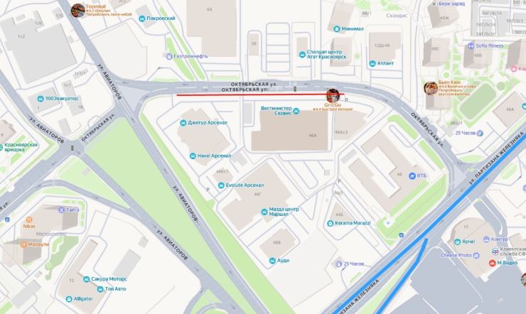 На участке Октябрьской в Красноярске навсегда запретят остановку транспорта