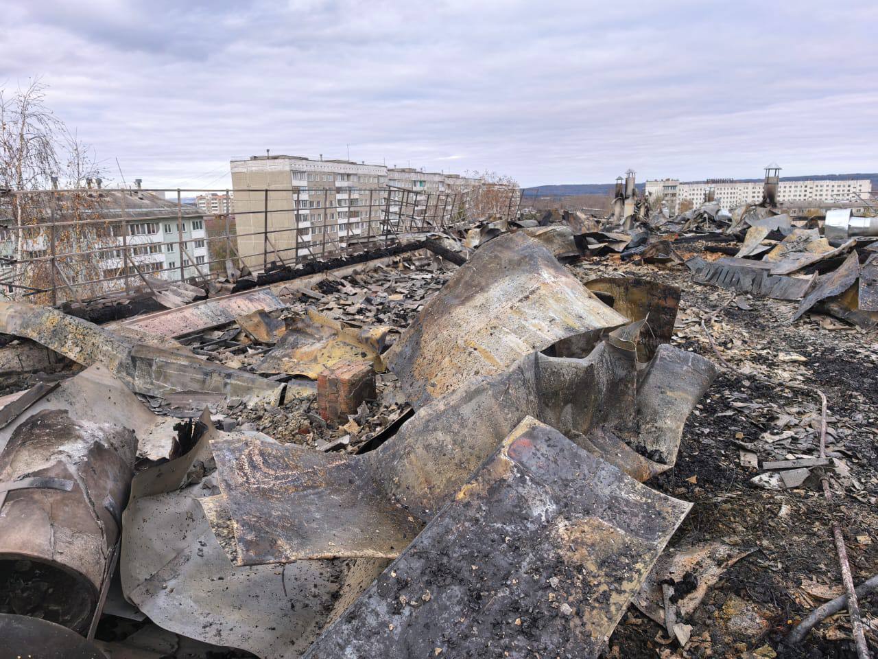 Стали известны подробности ночного пожара в Сосновоборске