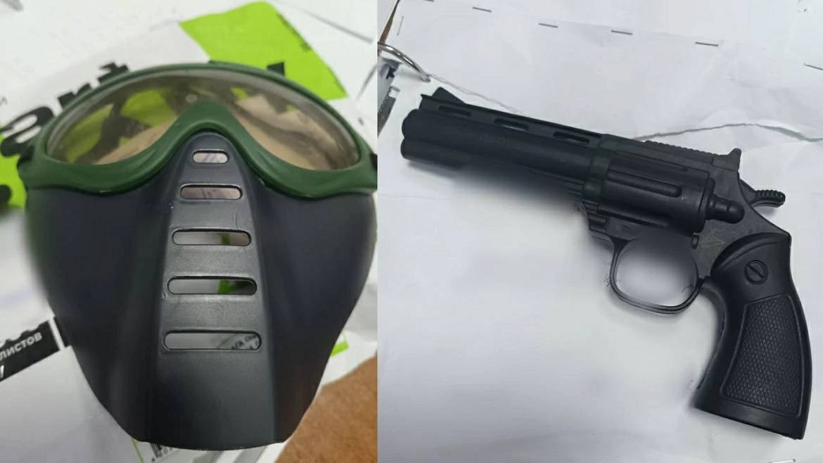 Красноярец с игрушечным пистолетом совершил налёт на магазин