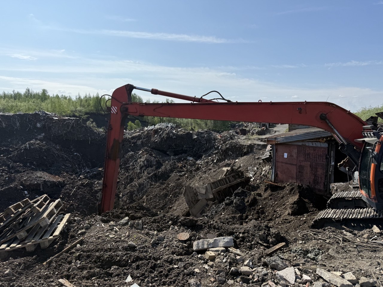 В Норильске возле рудника обрушился грунт