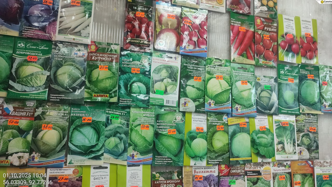 В Красноярске продавали семена несуществующих сортов