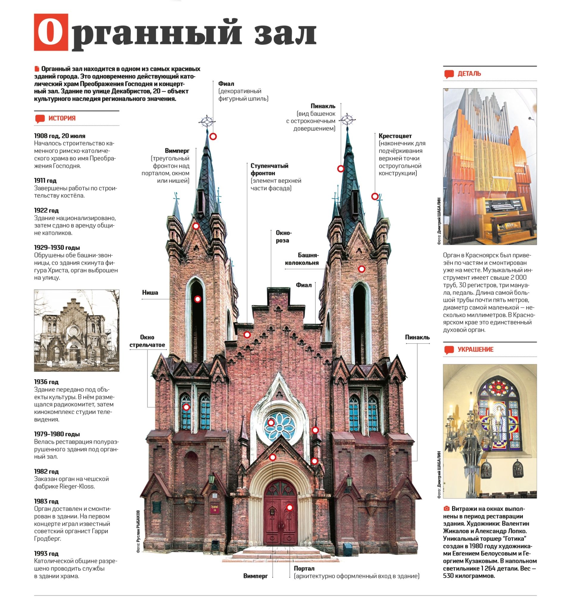 В Красноярске отреставрируют Органный зал