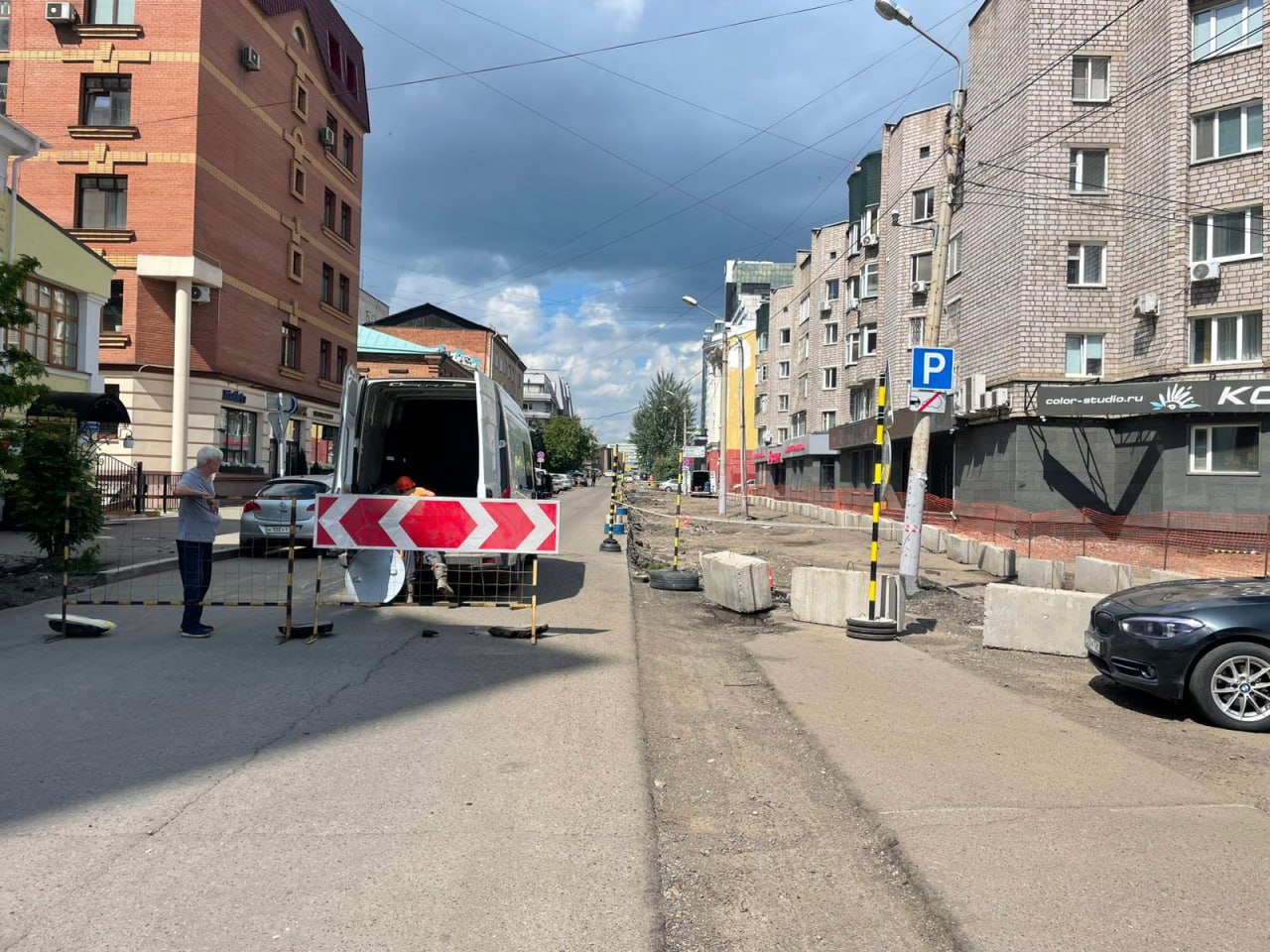 В Красноярске открыли поворот с улицы Ленина на 9 Января
