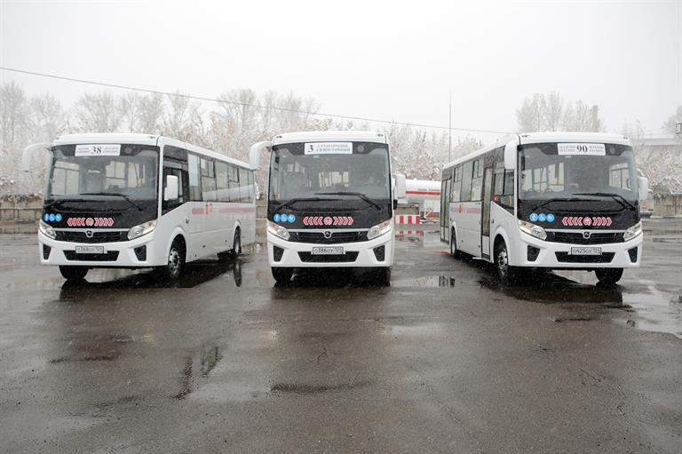 На красноярские дороги выйдут новые маршрутные автобусы