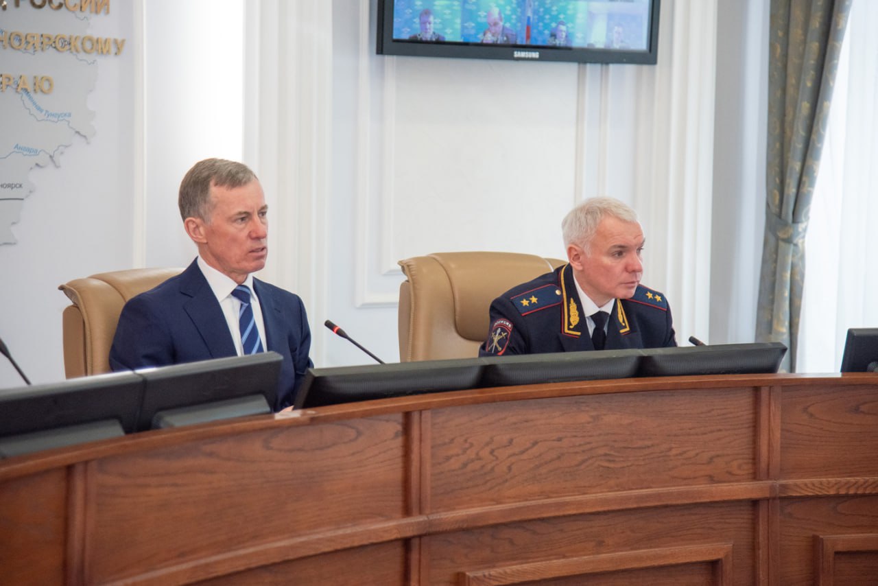 В Красноярский край с рабочим визитом приехал первый замминистра МВД России Александр Горовой