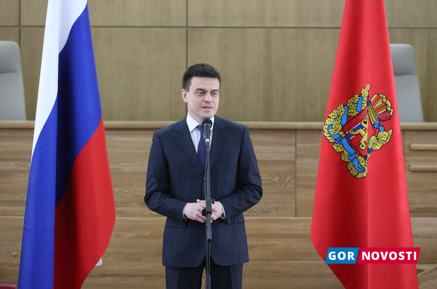 Губернатор Красноярского края Михаил Котюков 25 апреля проведет прямой эфир