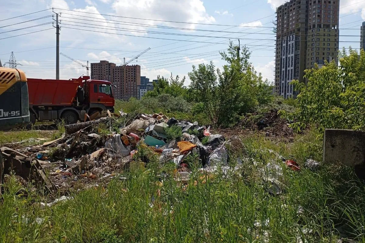 Четыре больших свалки ликвидируют в Центральном районе до конца осени