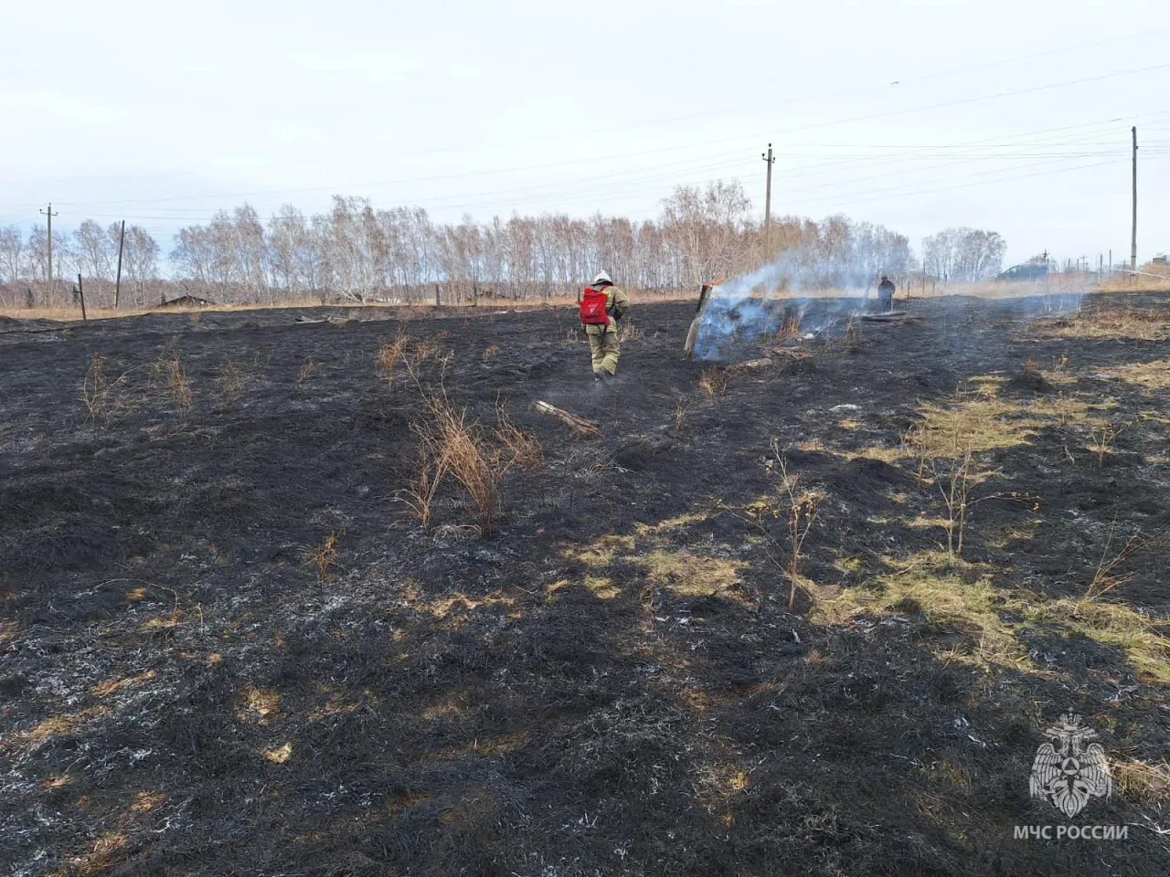 В Красноярском крае за сутки произошло 13 пожаров