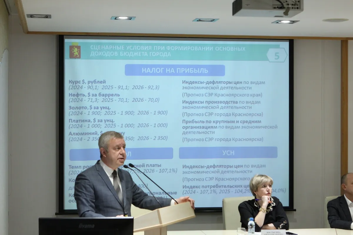 Состоялись публичные слушания по проекту бюджета Красноярска на 2024–2026 годы