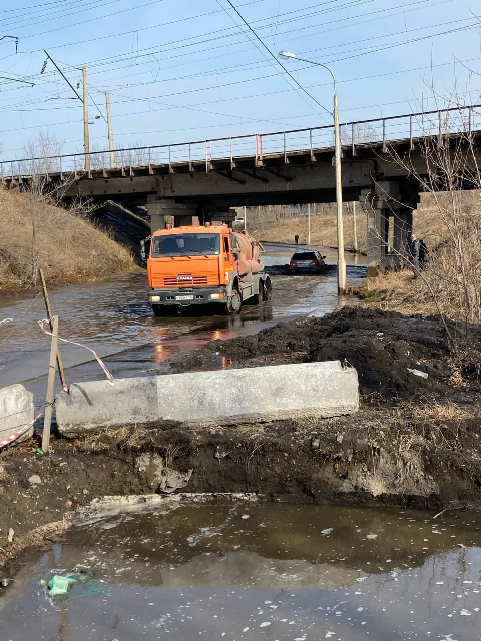 В Красноярске проверяют готовность ливневой канализации к приёму талых вод