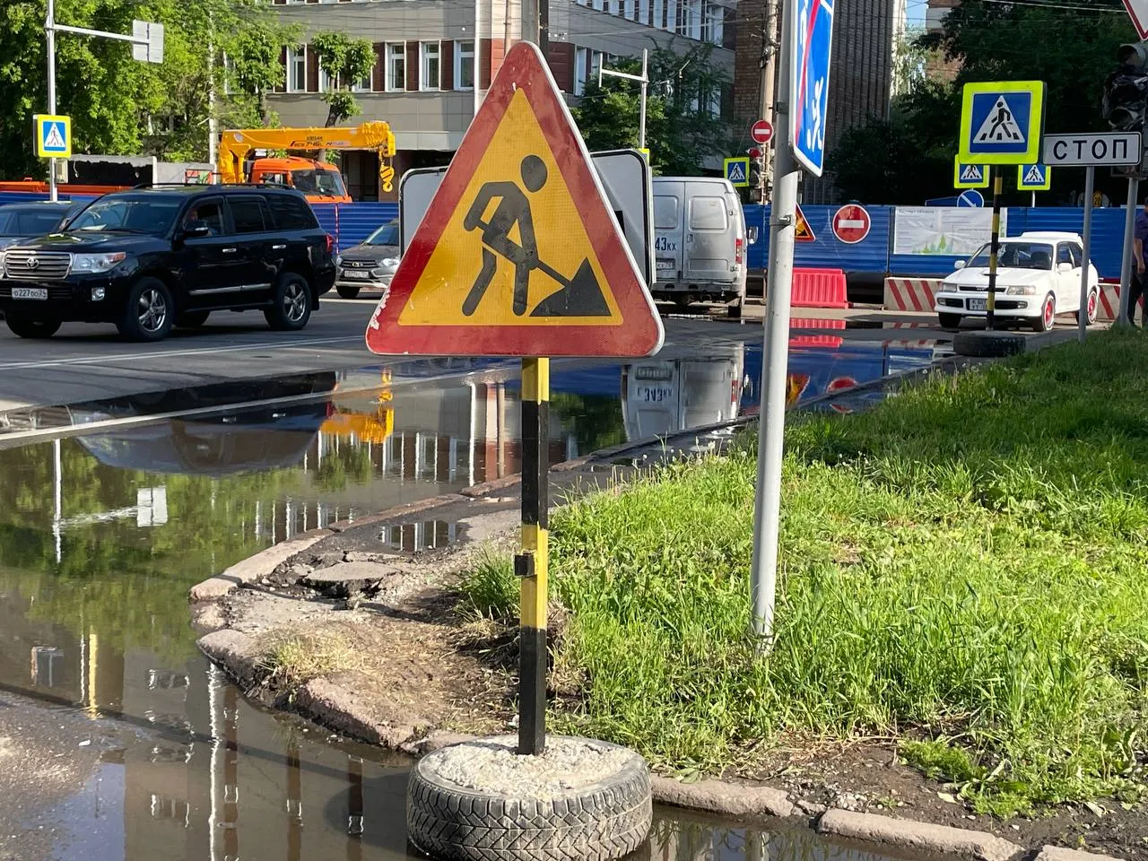 В Красноярске до 19 сентября ограничили движение в районе Телевизорного переулка
