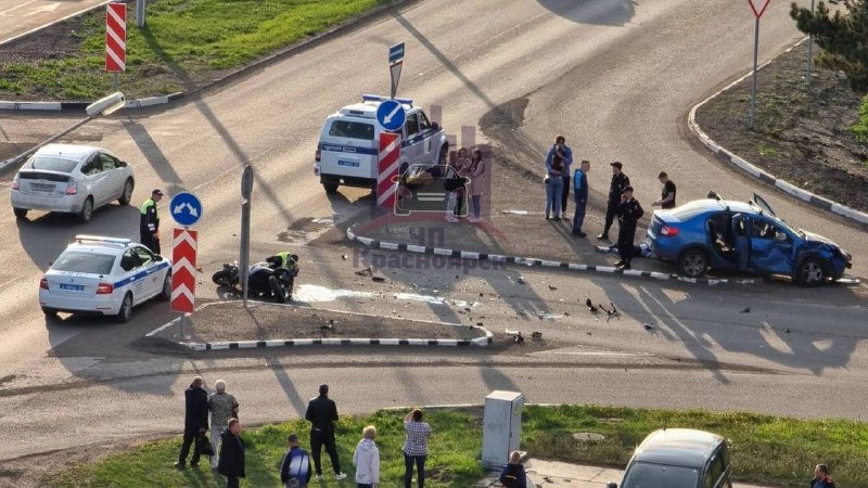 В Железногорске мотоциклист погиб в ДТП на перекрестке