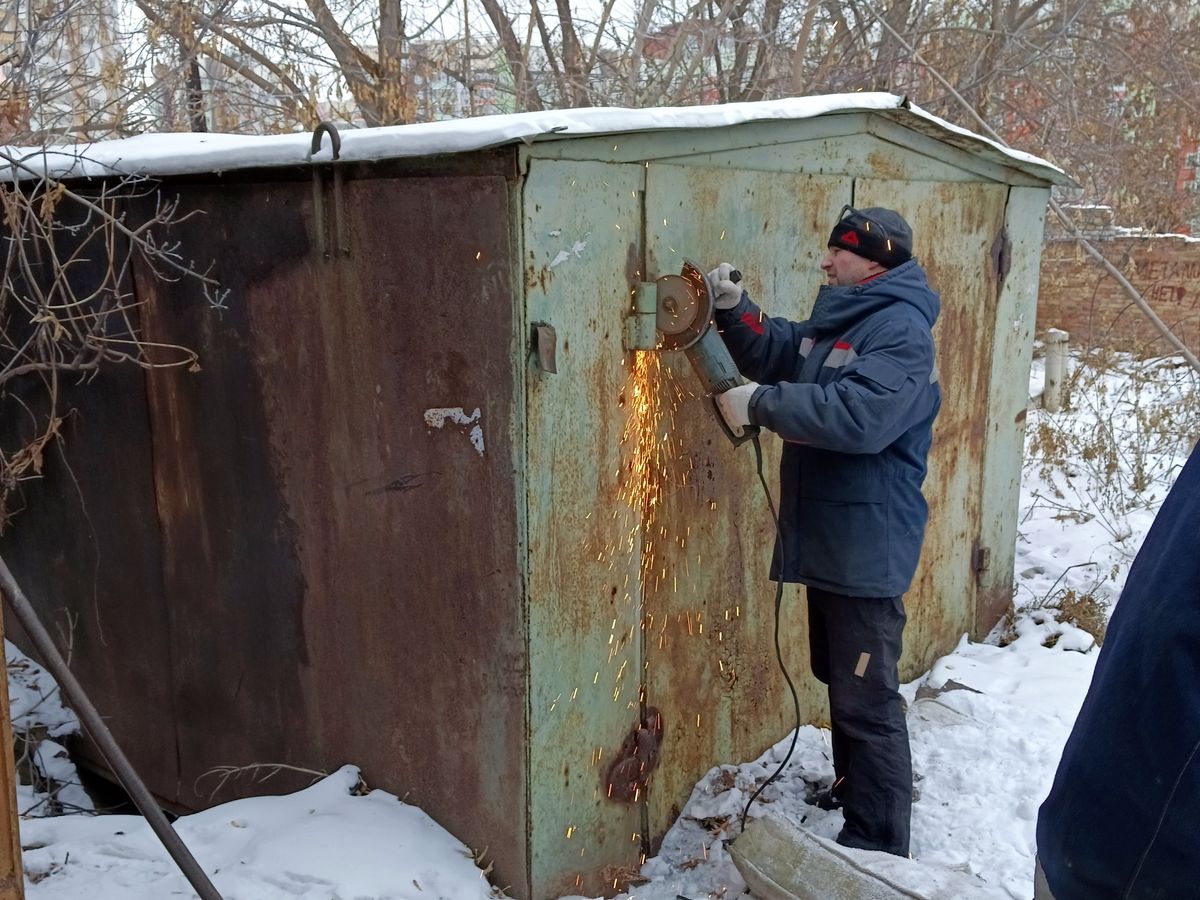 В Центральном районе Красноярска демонтируют последние незаконные сооружения