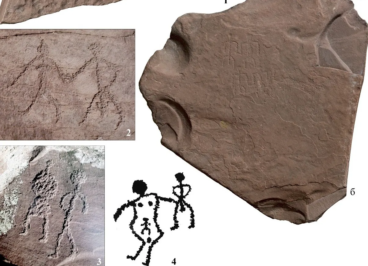На юге Красноярского края нашли 400-летние наскальные рисунки