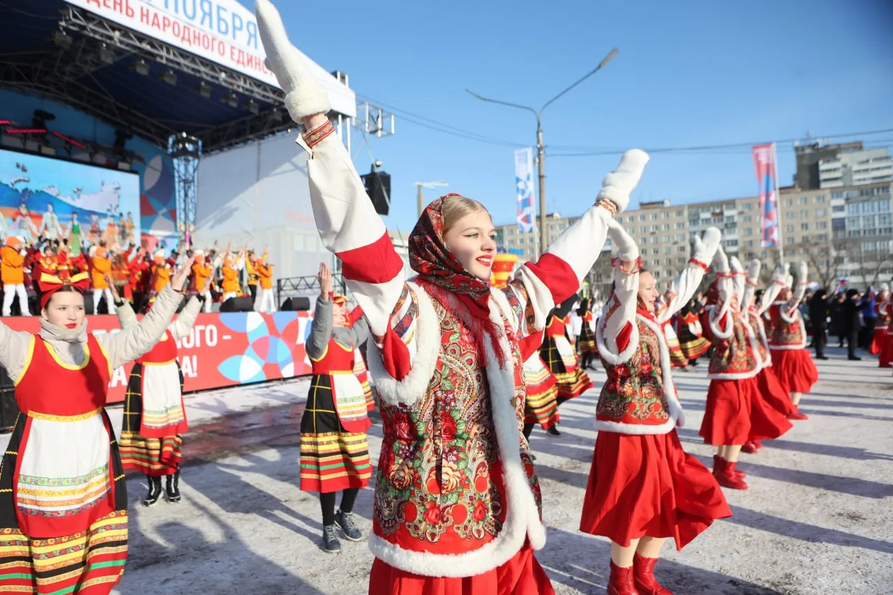 Красноярцы отметили День народного единства