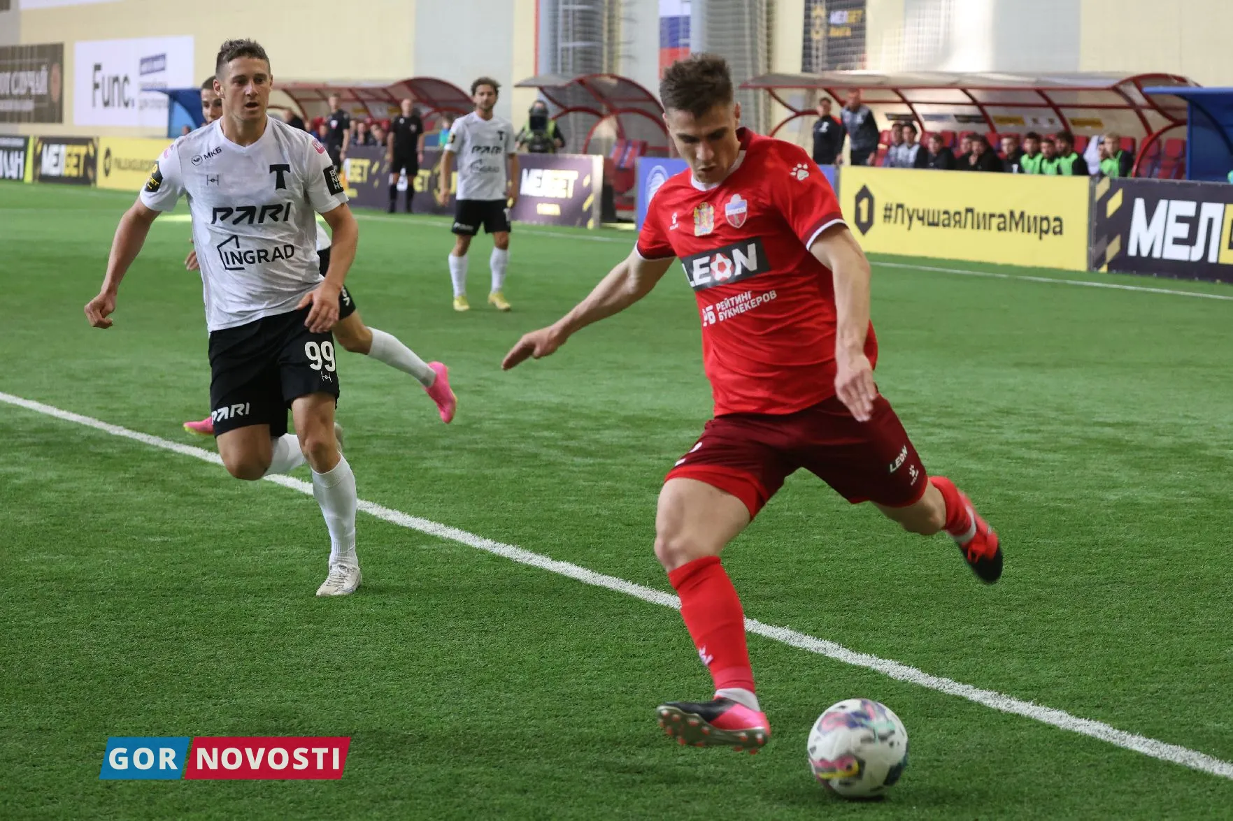 «Енисей» — «Торпедо».
Михаил Шуклин