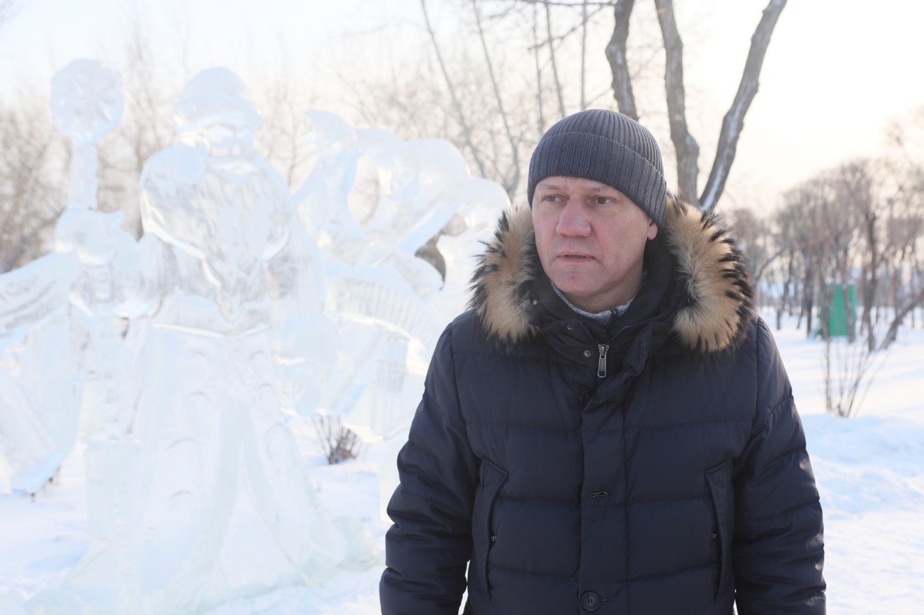 Ледовый городок в сквере Чернышевского в Красноярске будет работать до 1 февраля