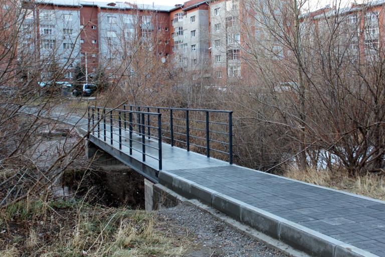 В Красноярске сделали ремонт на четырех пешеходных мостах