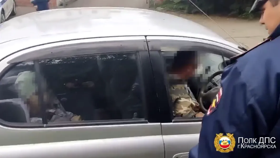 В Красноярске задержали нетрезвого водителя во время поездки в детсад с 6-летней дочерью