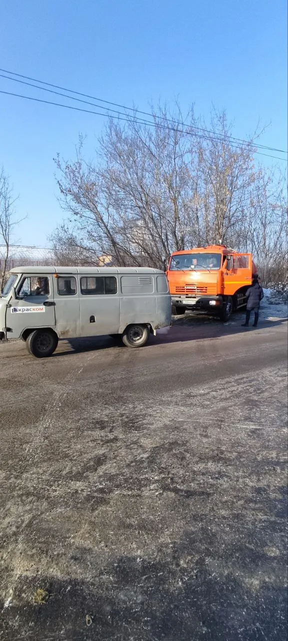 В Красноярске машину «черного» ассенизатора отправили на штрафстоянку