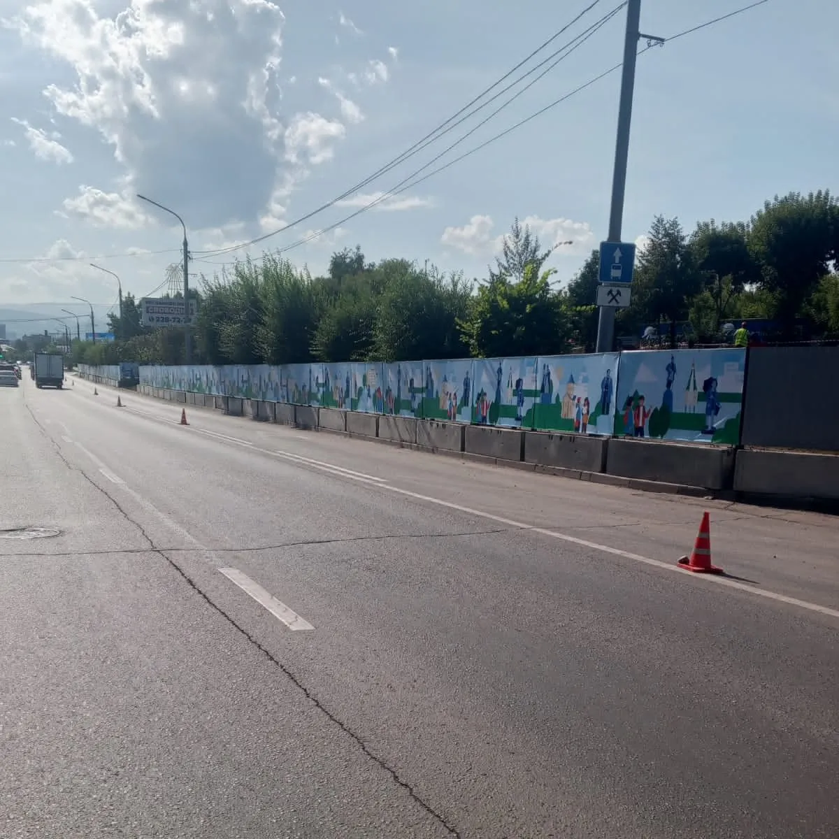 В Красноярске на Шахтеров начали строить первое притоннельное сооружение метро