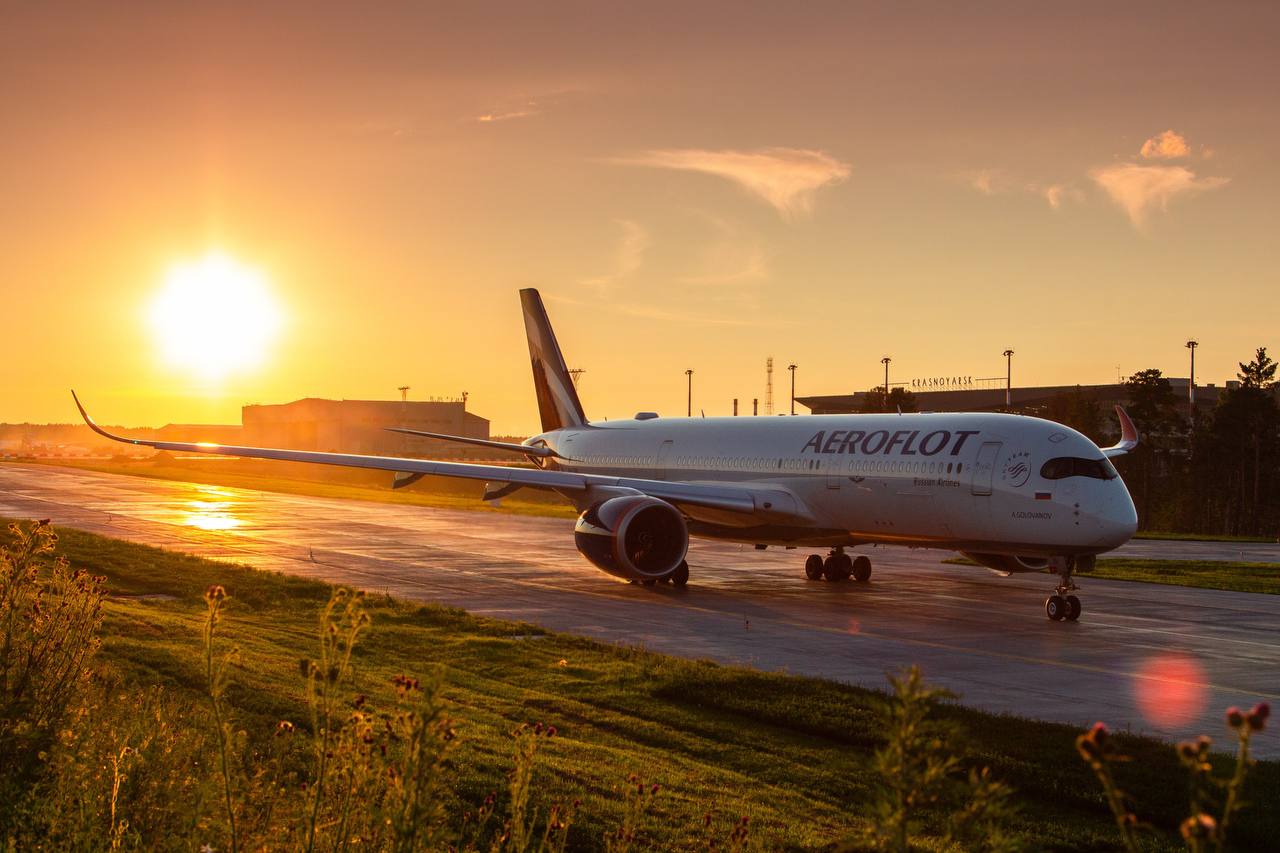 Из Красноярска в Москву с 3 июня вновь будет летать Airbus A350-900