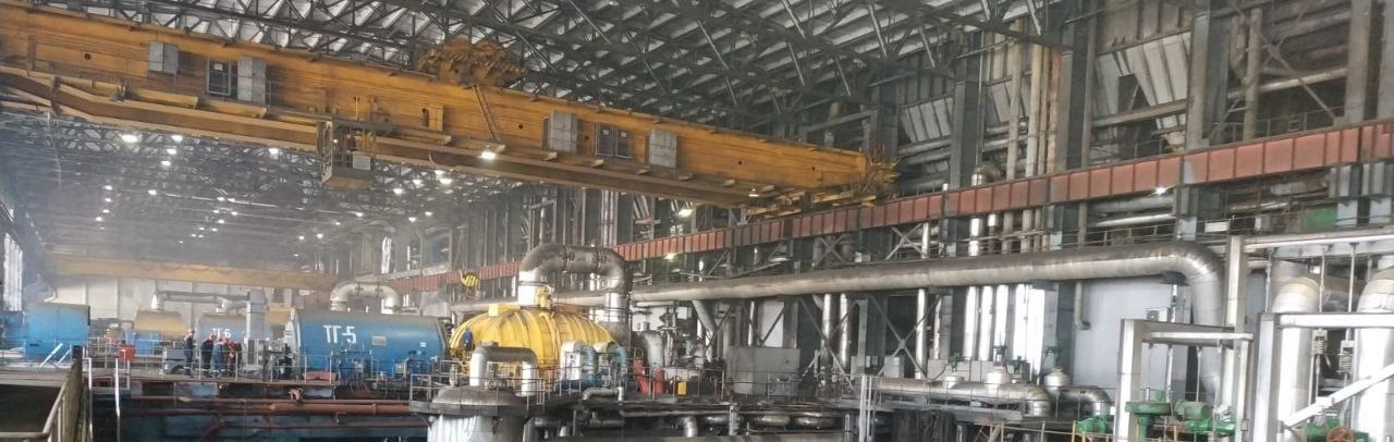 В Красноярском крае на Назаровской ГРЭС произошел пожар на площади 40 кв. метров