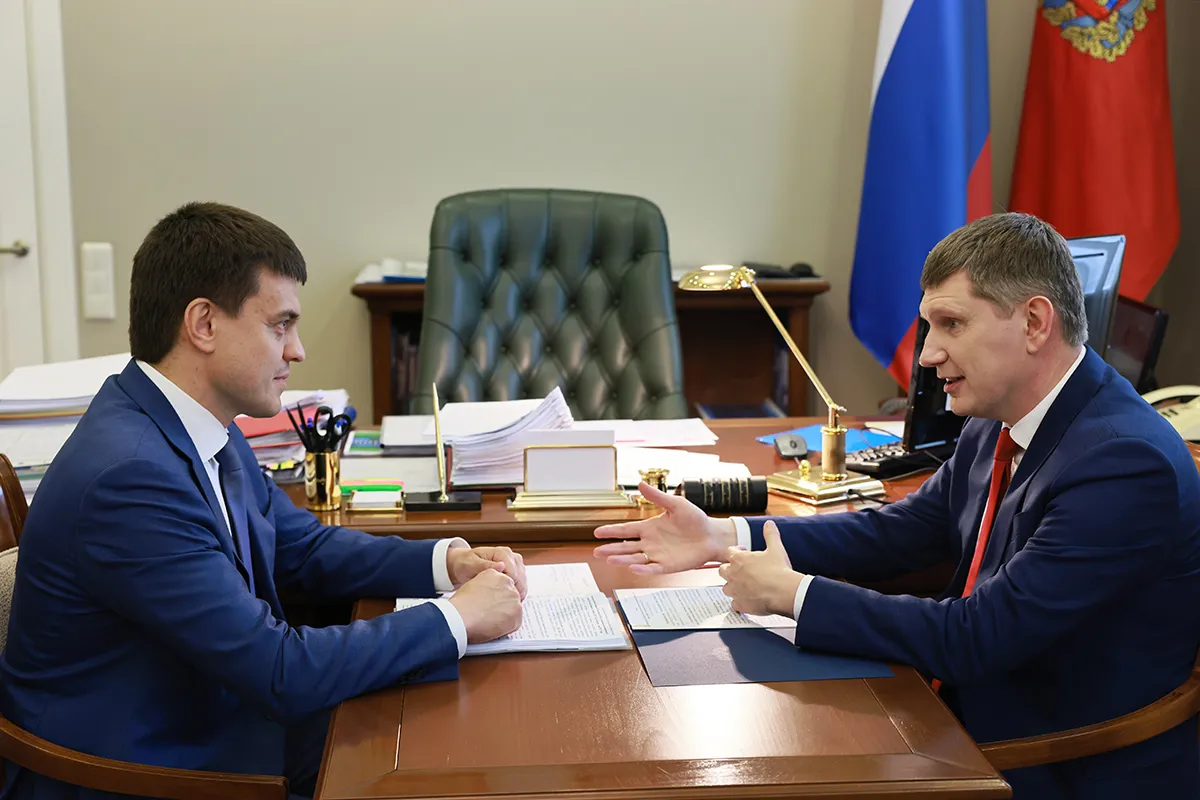 Глава Красноярского края встретился с министром экономического развития РФ